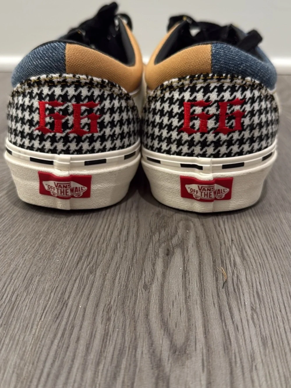 Vans Multicolor Leopard-Accent Low Top Sneakers